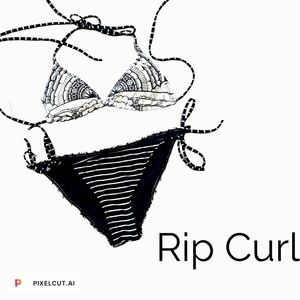Sexy Rip Curl String Bikini! 🔥🔥 Reversible Top!  Size Small☀️☀️